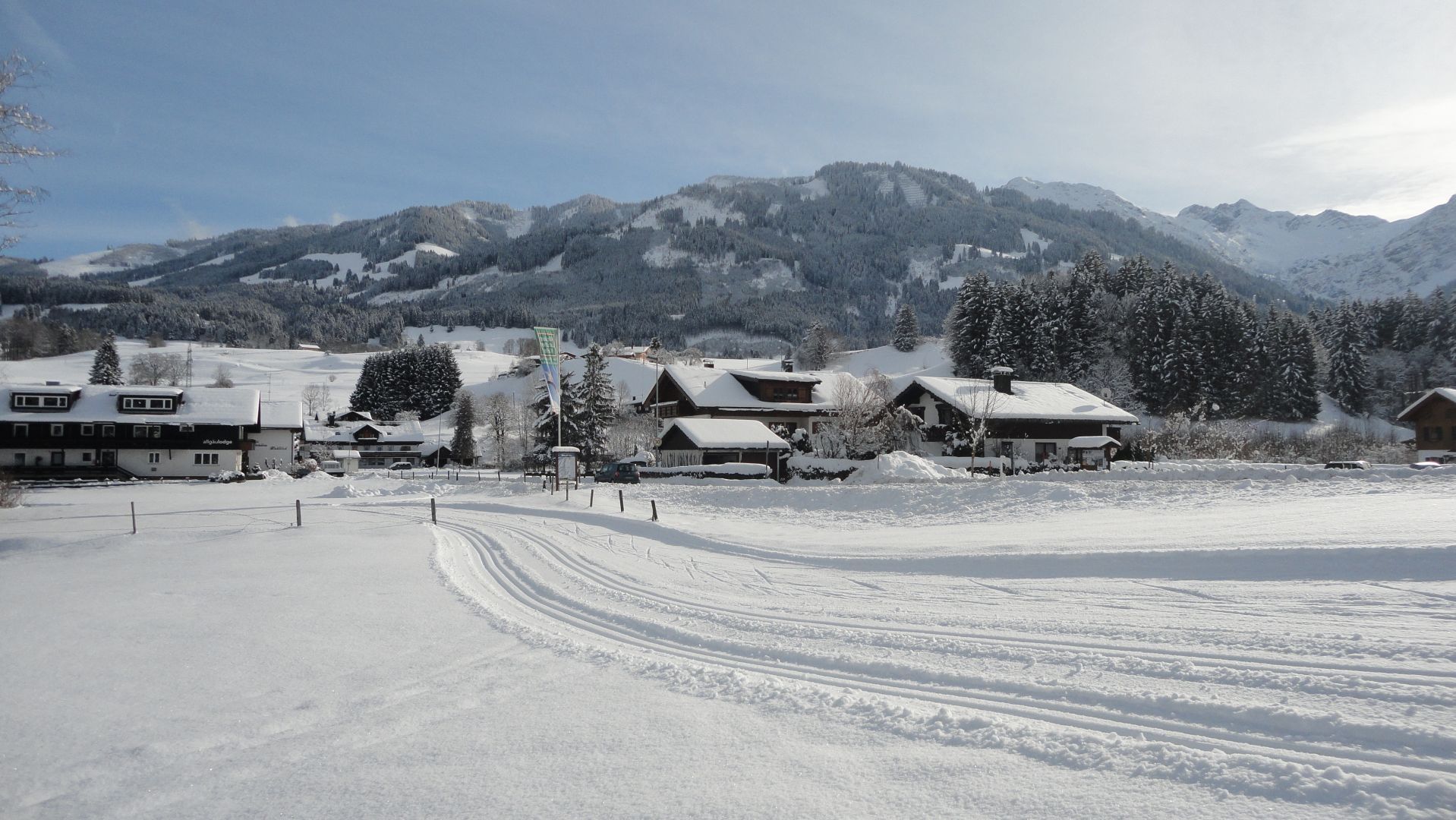 Eybach Loipe - Langlaufen in Fischen-Au 