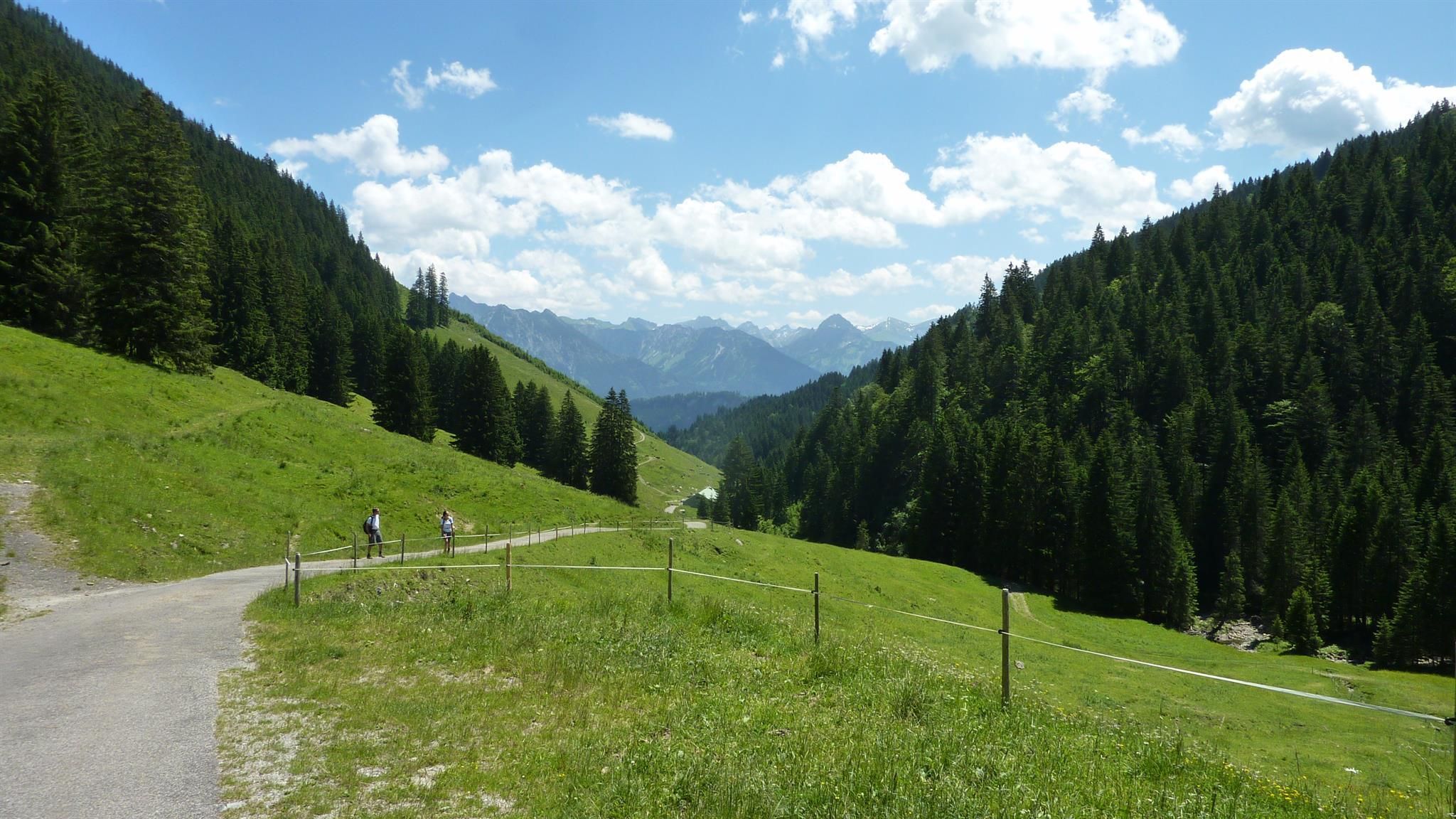 Die Alpe Zunkleiten im Bolgental bei Bolsterlang