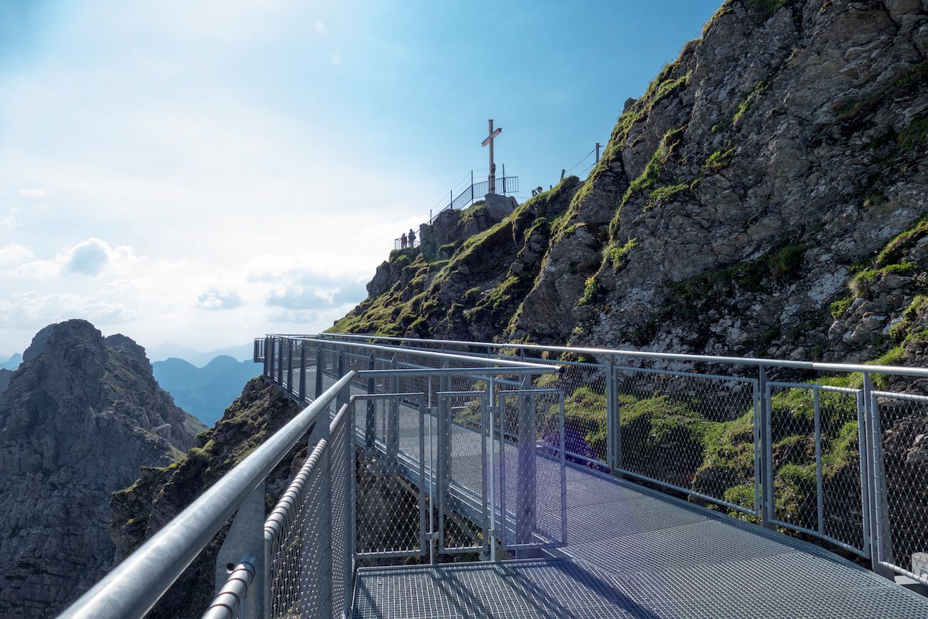 Blick auf den Nordwandsteig