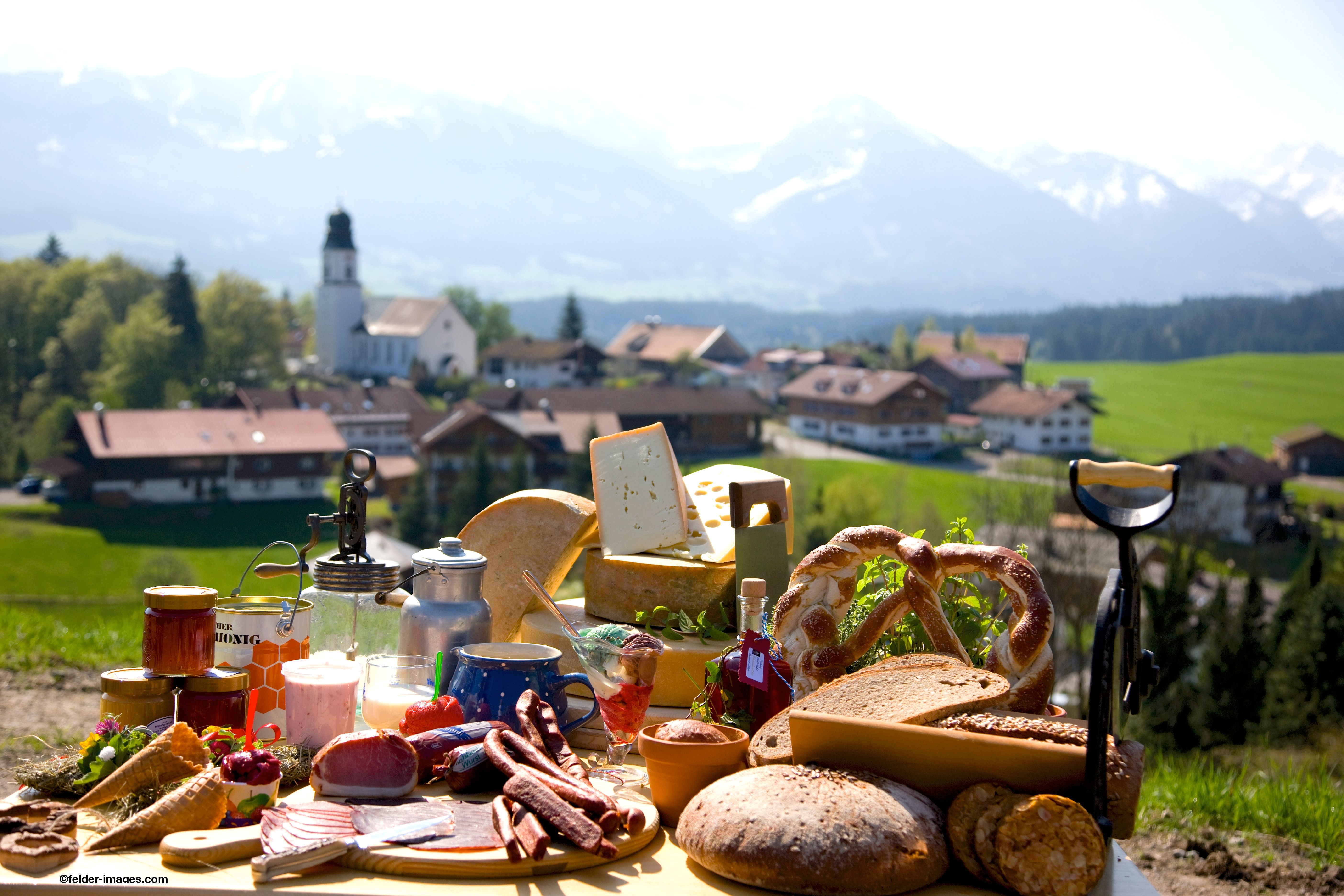 In Ofterschwang gibt es viel "Gutes vom Dorf", regionale Produkte - Hörnerdörfer im Allgäu