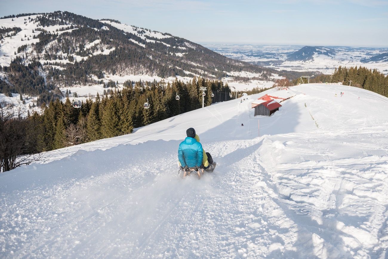 Rodelpiste am Ofterschwanger Horn