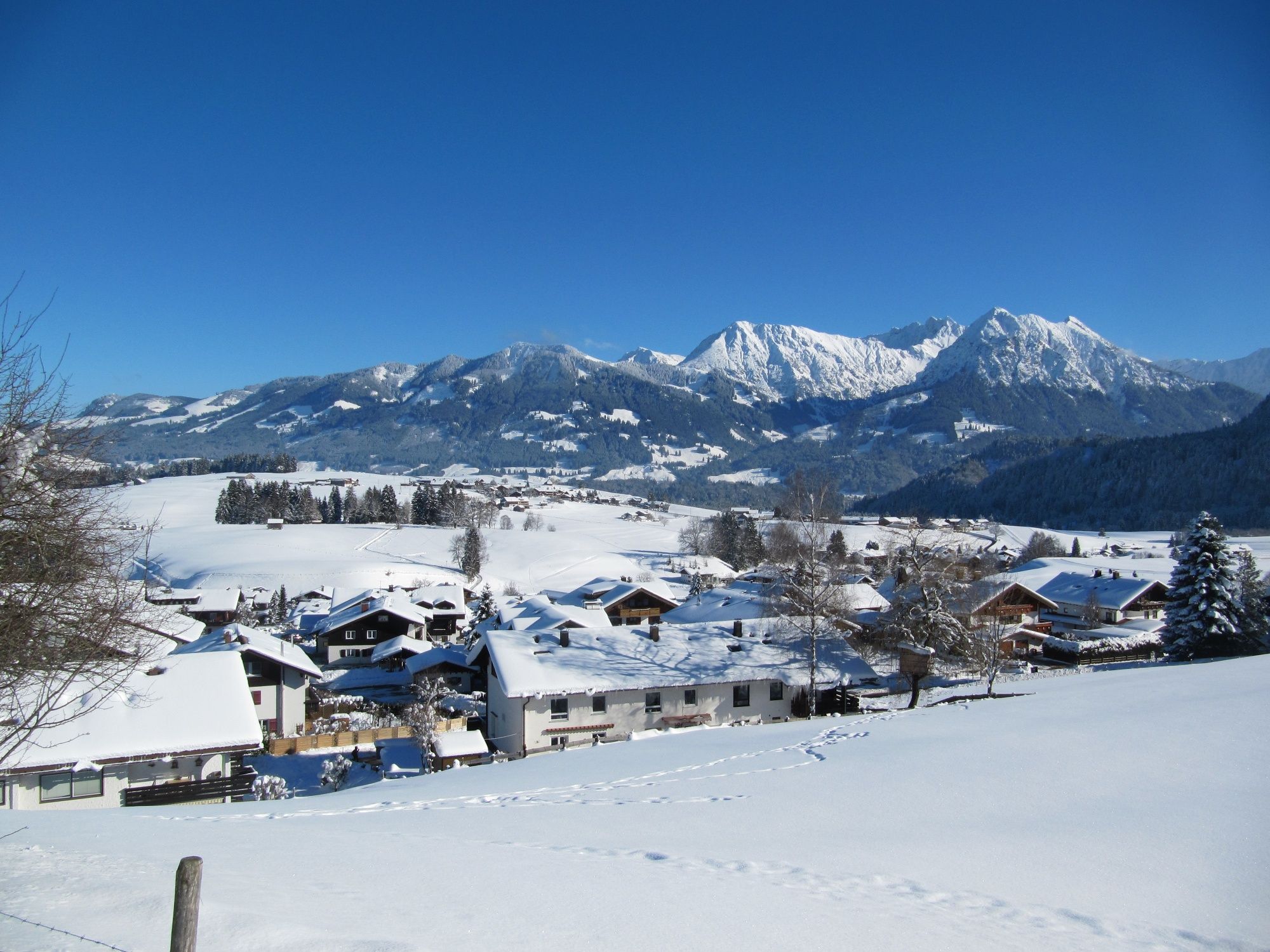 Blick auf Obermaiselstein