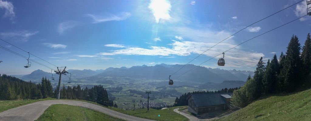 Hörnerbahn Bolsterlang mit Sennalpe Ornach