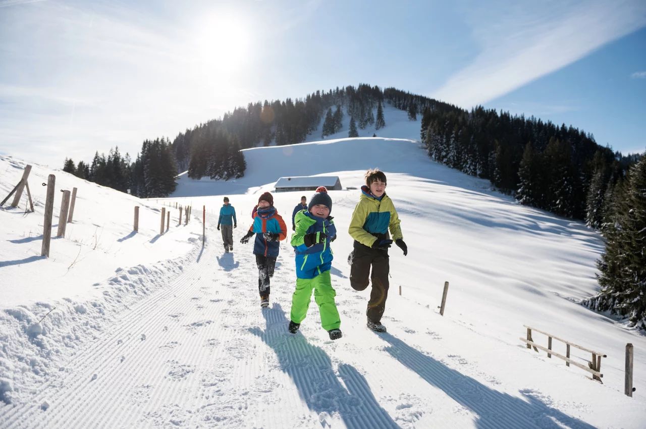 Winterspaziergang am Ofterschwanger Horn - Hörnerdörfer im Allgäu