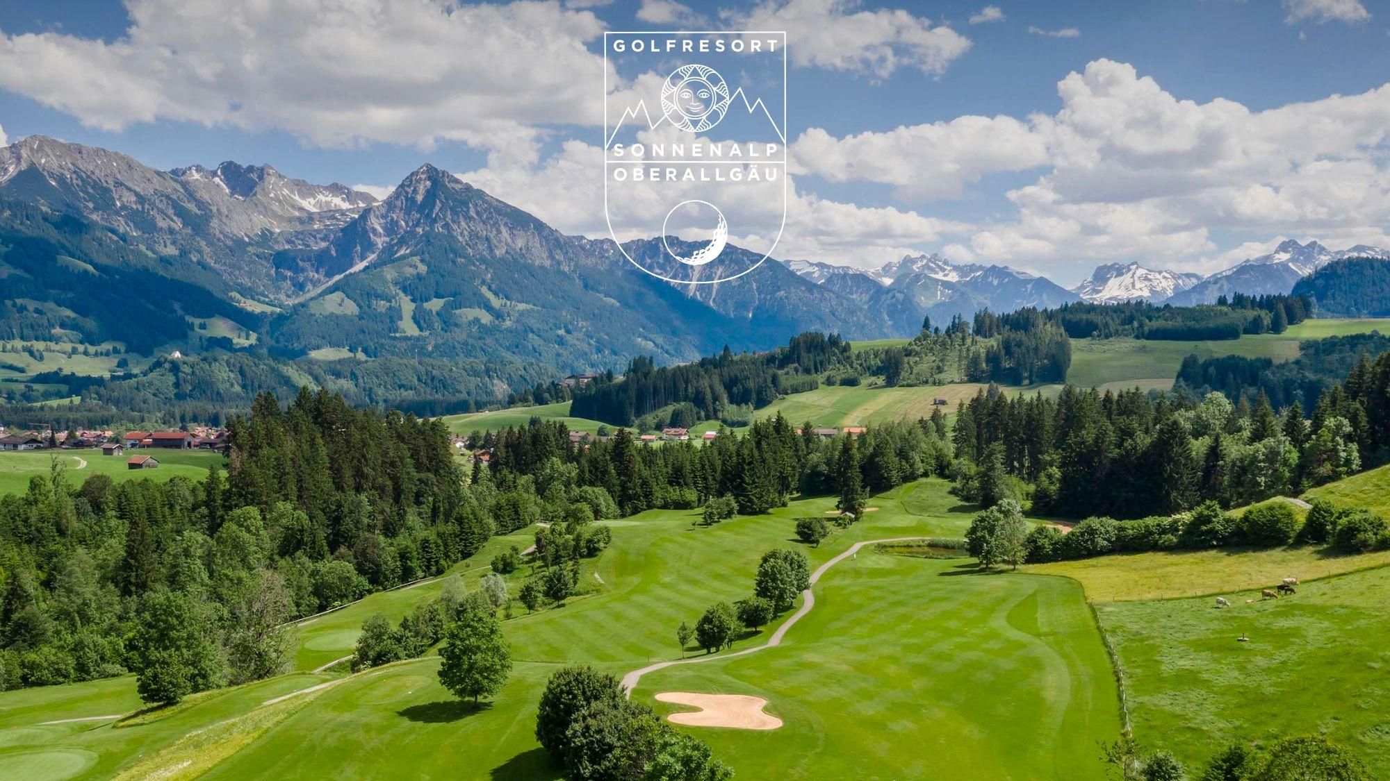 Golfplatz Oberallgäu mit Logo