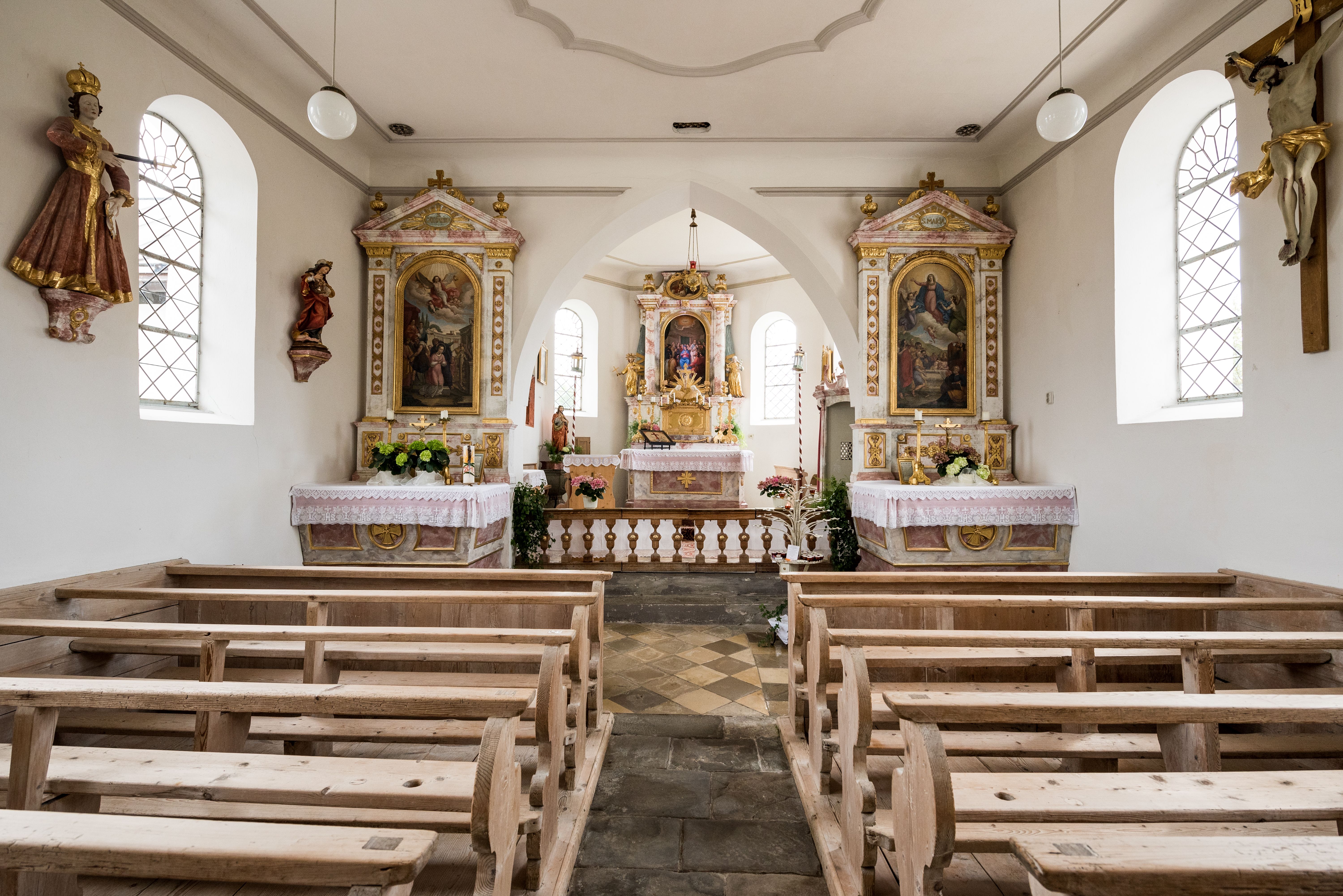 Kirche in Obermaiselstein im Allgäu