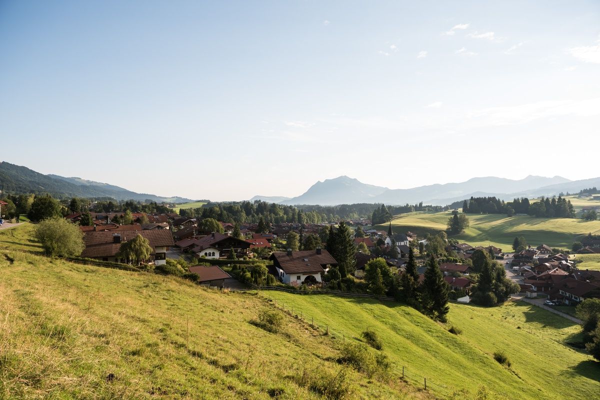 Blick auf Obermaiselstein