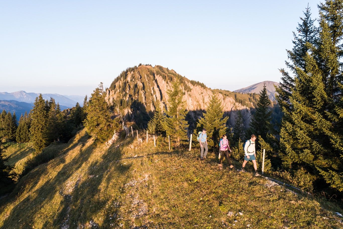 Blick über die Alpen