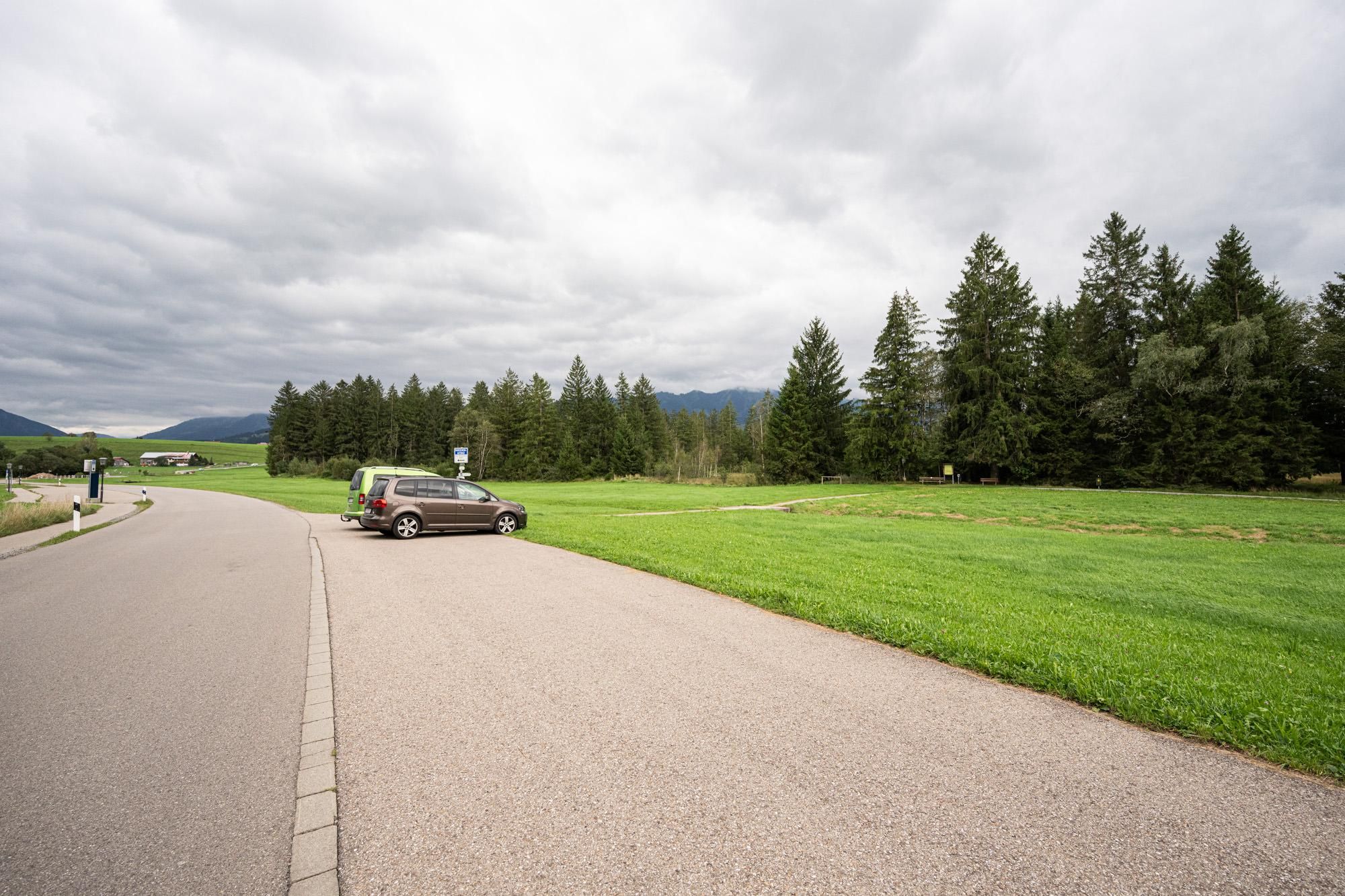 Parkplatz Muderbolz bei Ofterschwang