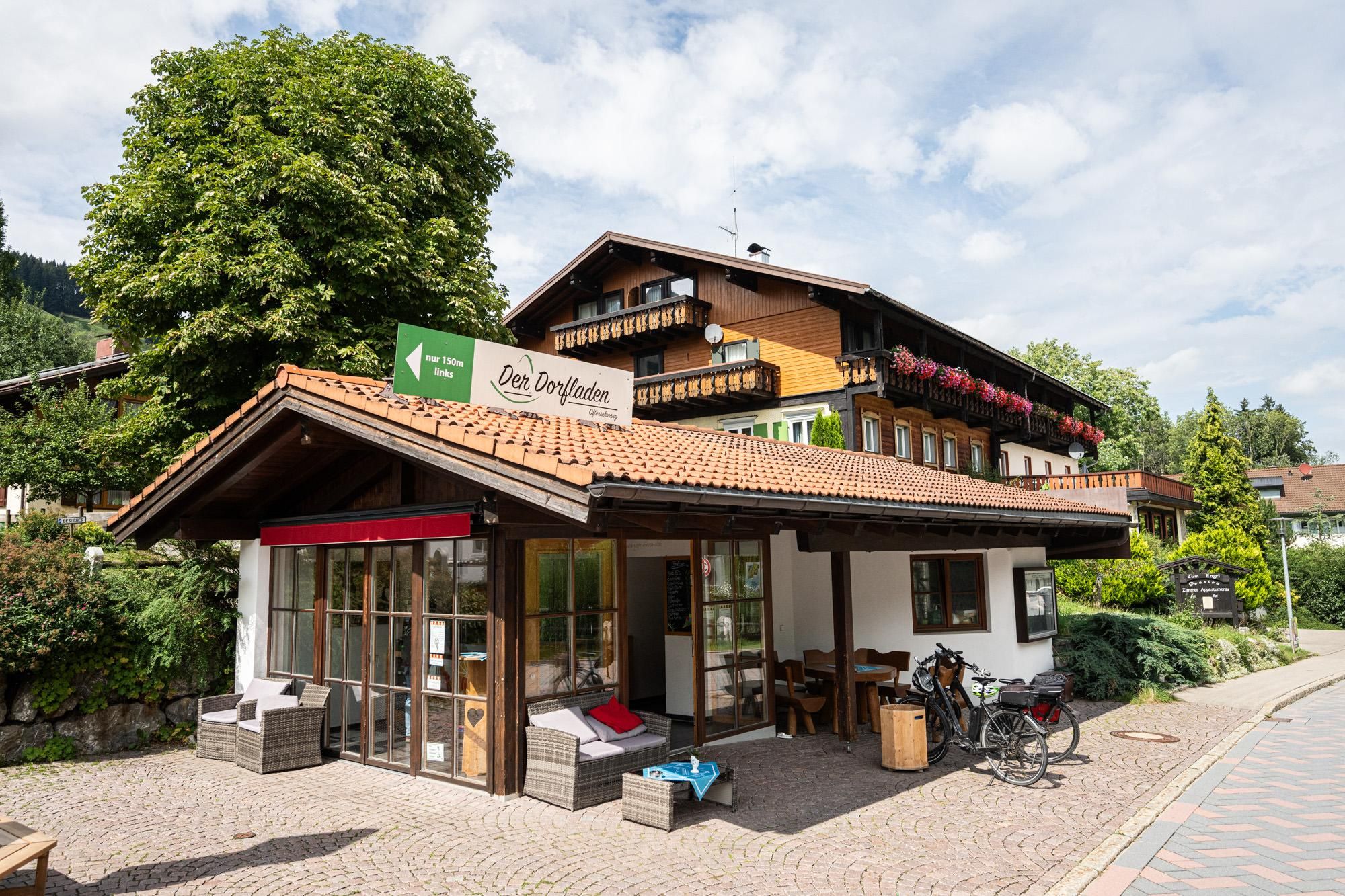 Der Eisladen in Ofterschwang im Allgäu