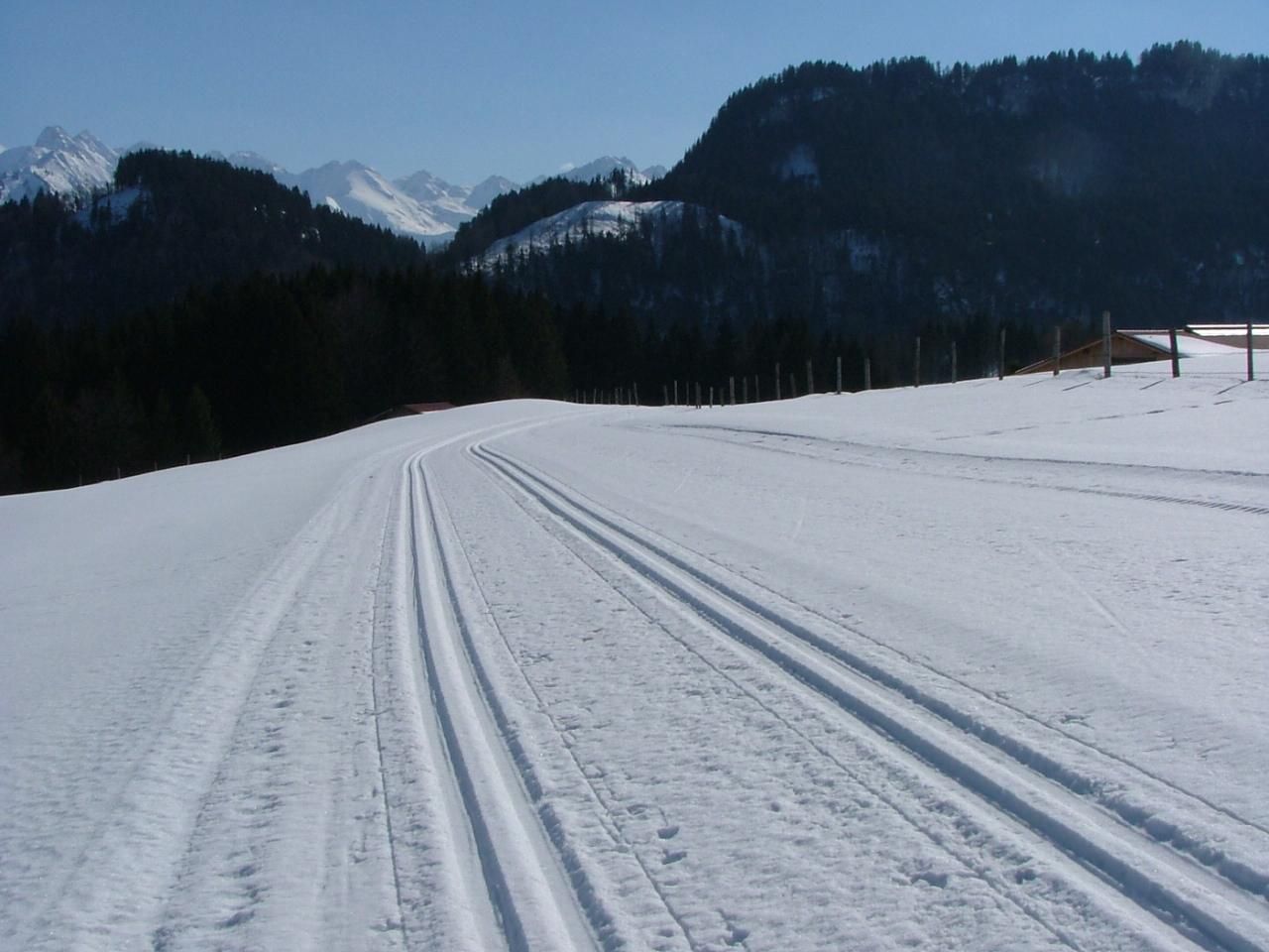 Oberdorfer Loipe - Langlaufen in Obermaiselstein