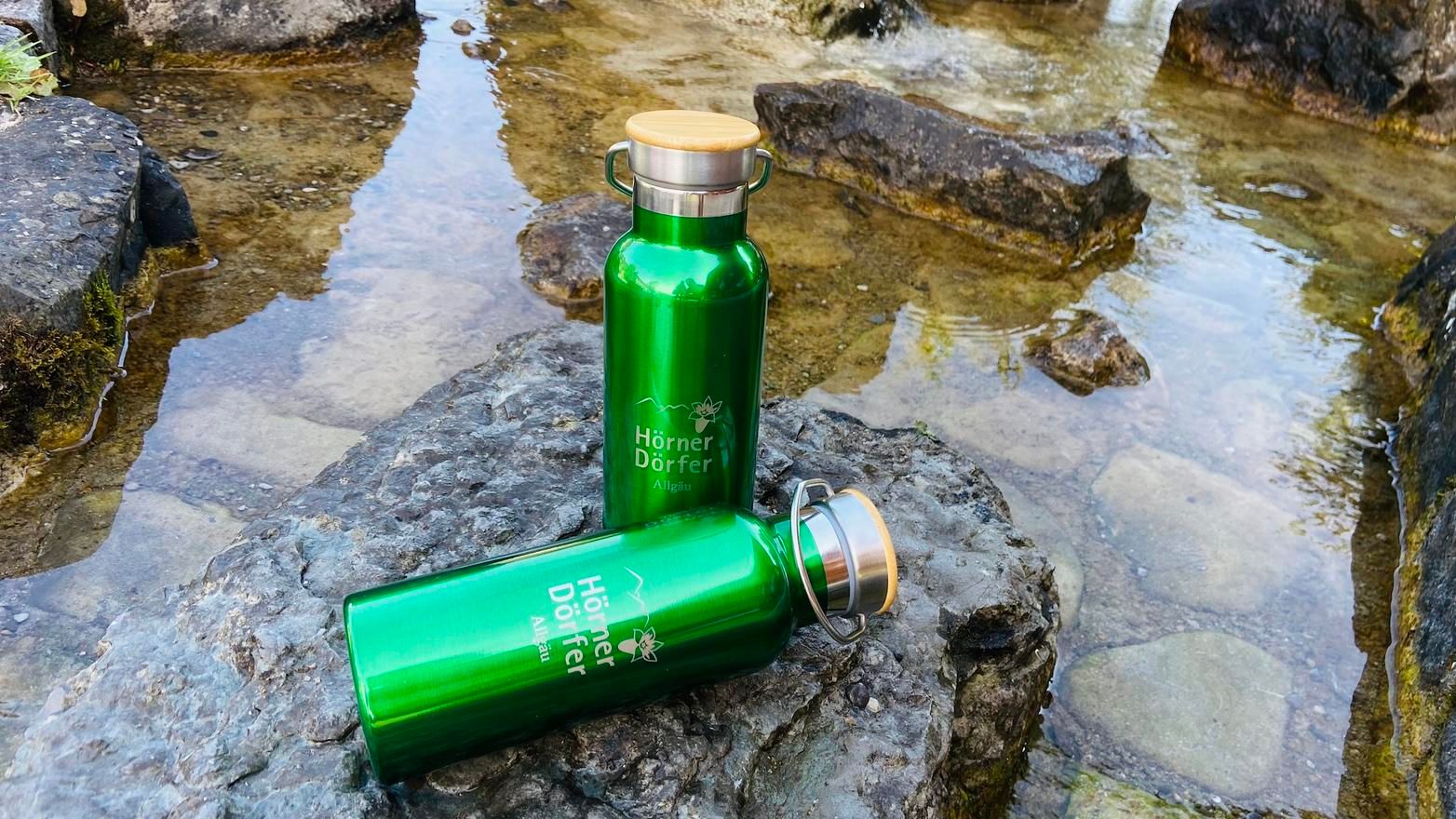 Thermosflasche der Hörnerdörfer im Allgäu im Online-Shop zu kaufen