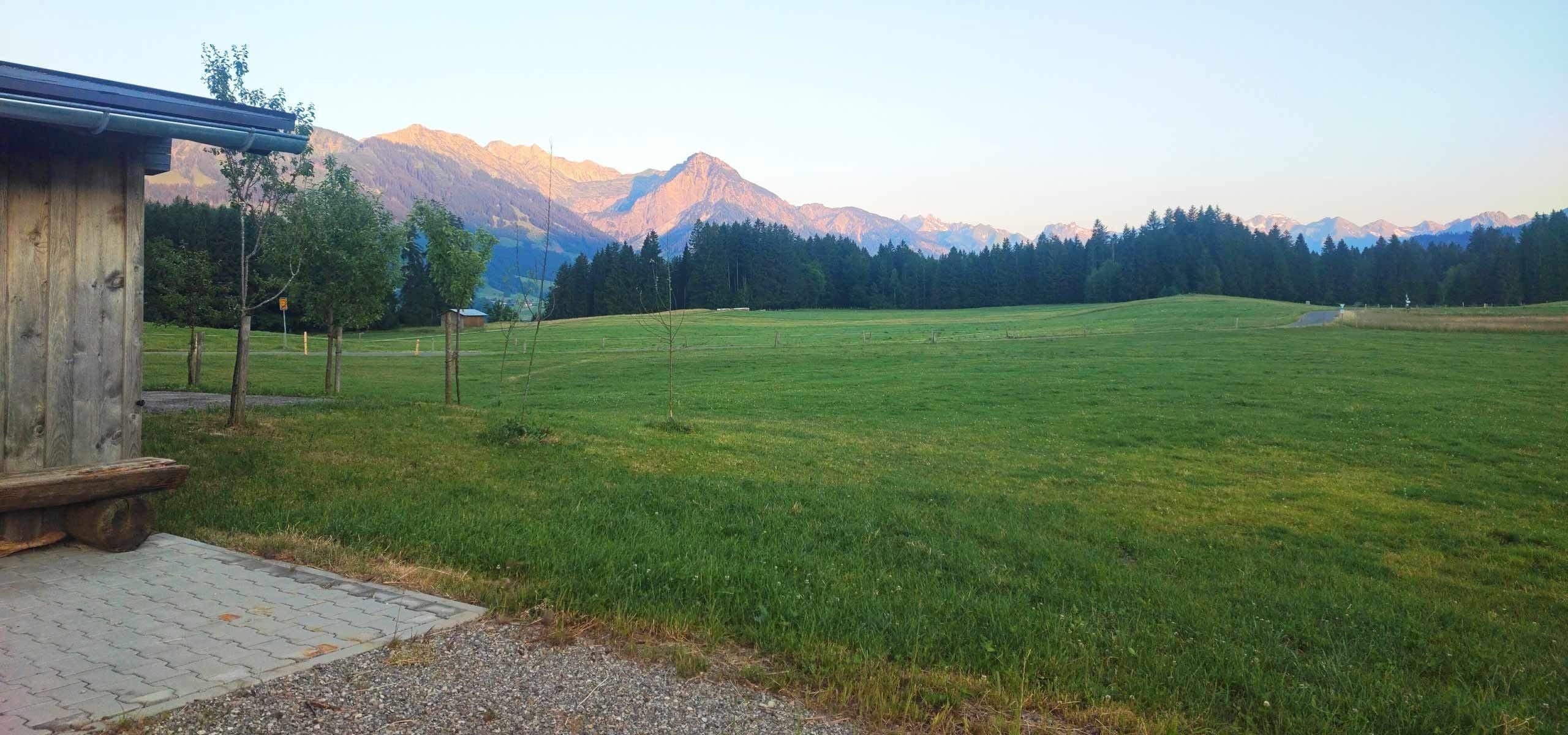 Ausblick vom Stellplatz