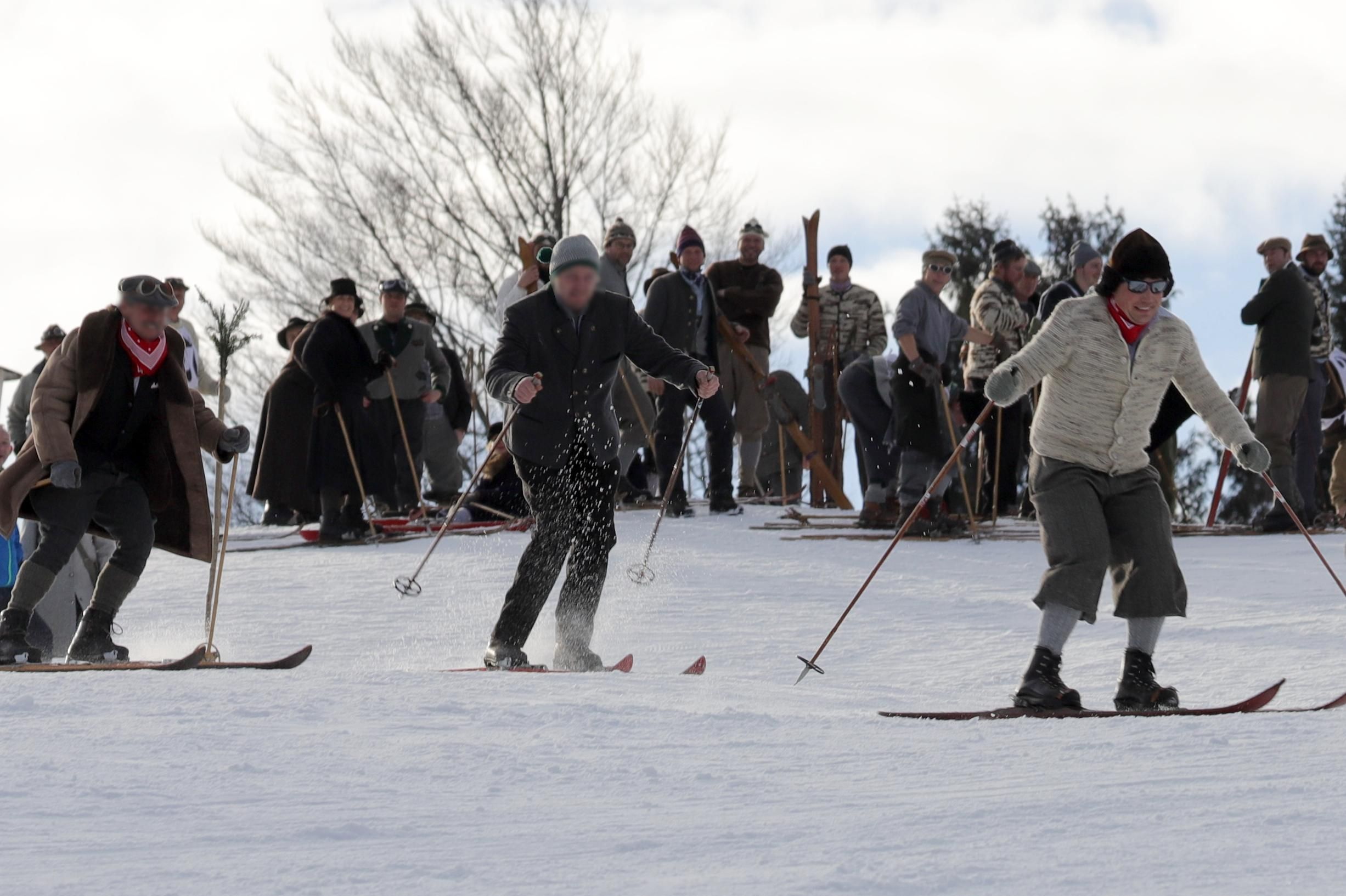 Historisches Skirennen in Balderschwang