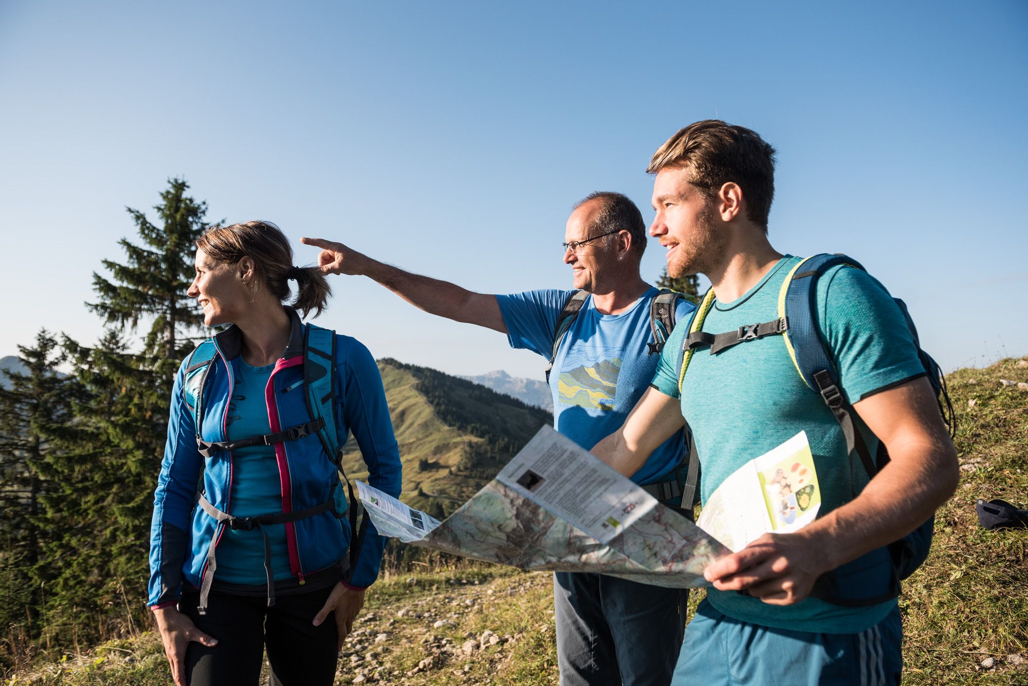 Prächtige Aussichten auf der Wanderung in Balderschwang