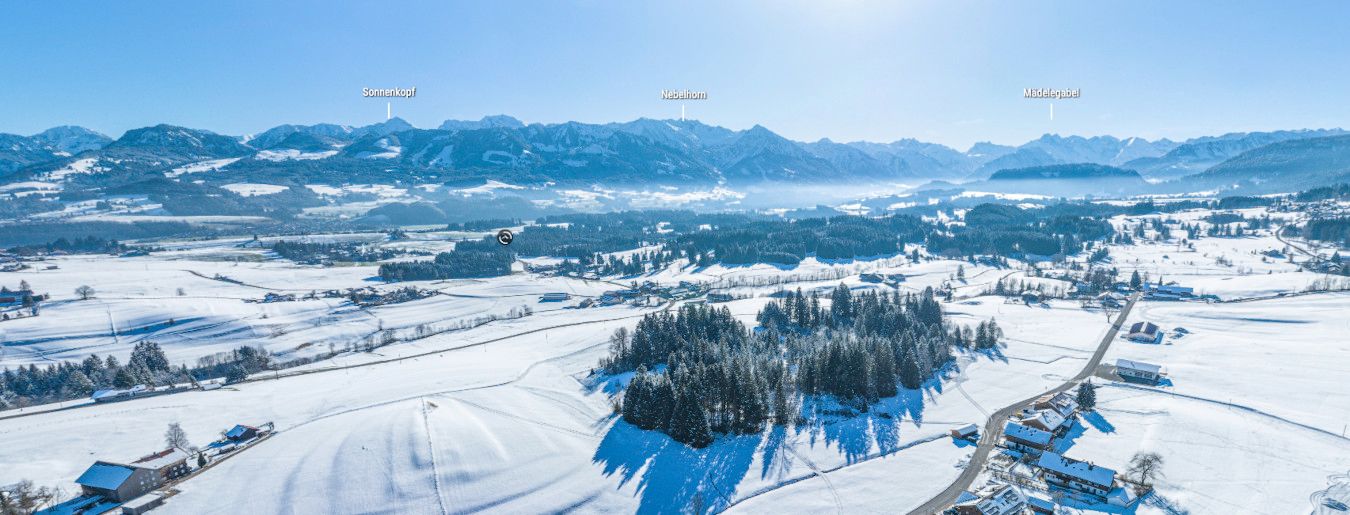 Hörnerdörfer im Allgäu zum Winterurlaub