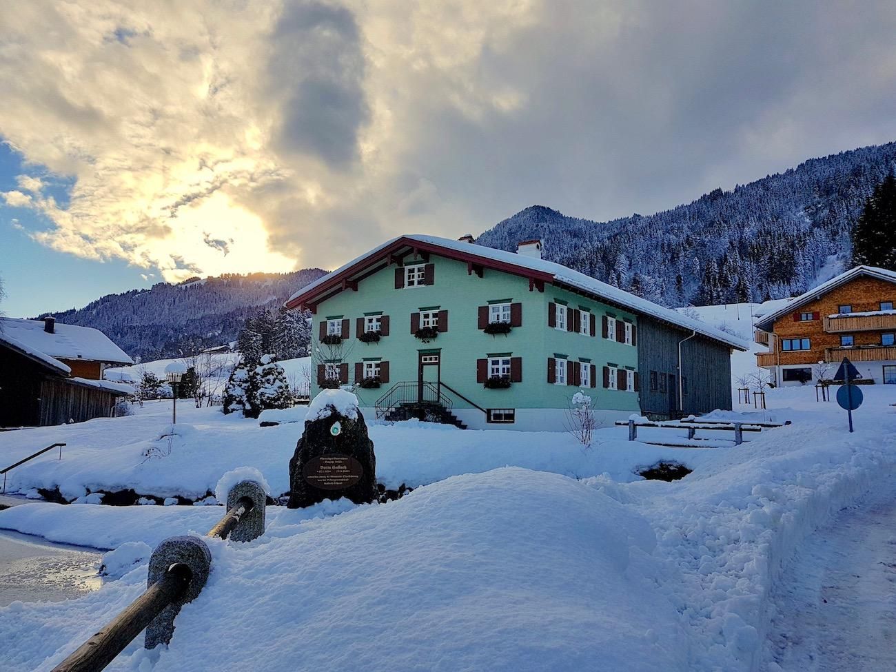 Bauernhaus "Busche Berta" - Winter Ofterschwang