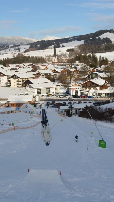 Sprungtraining in Fischen  Hörnerdörfer im Allgäu