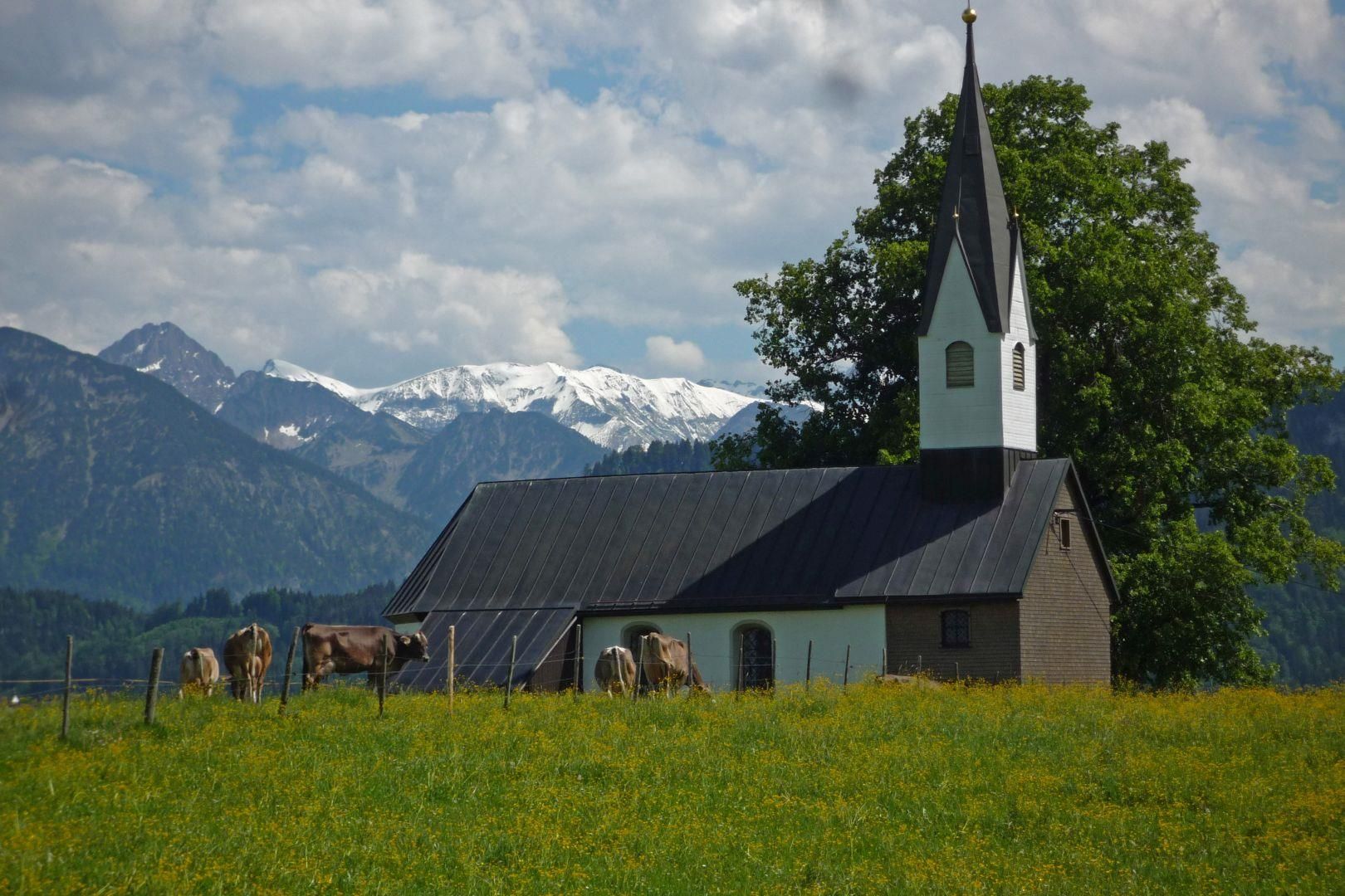 Kapelle im Hörnerdorf Bolsterlang im Allgäu