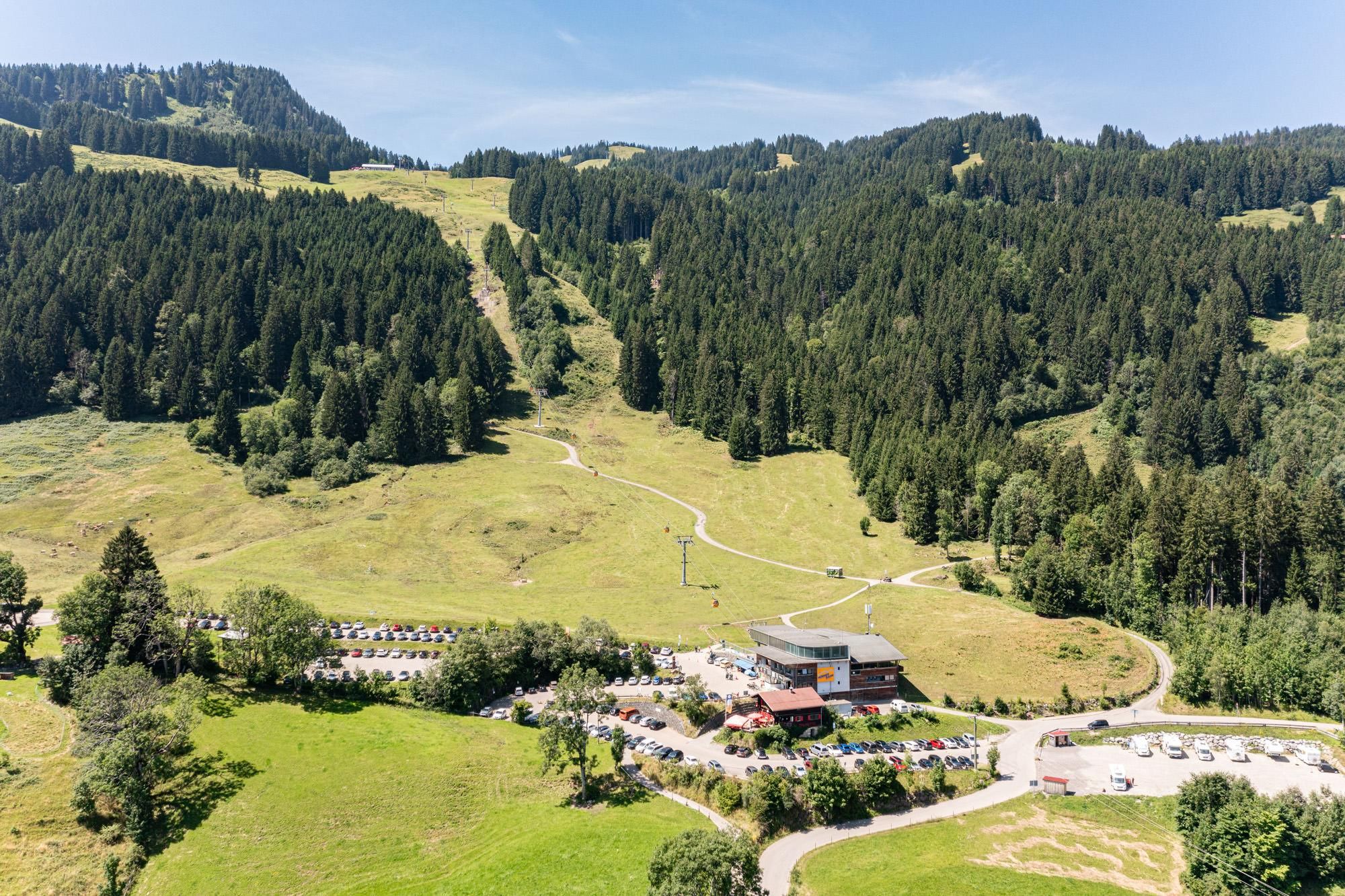 Parkplatz Talstation Hörnerbahn in Bolsterlang