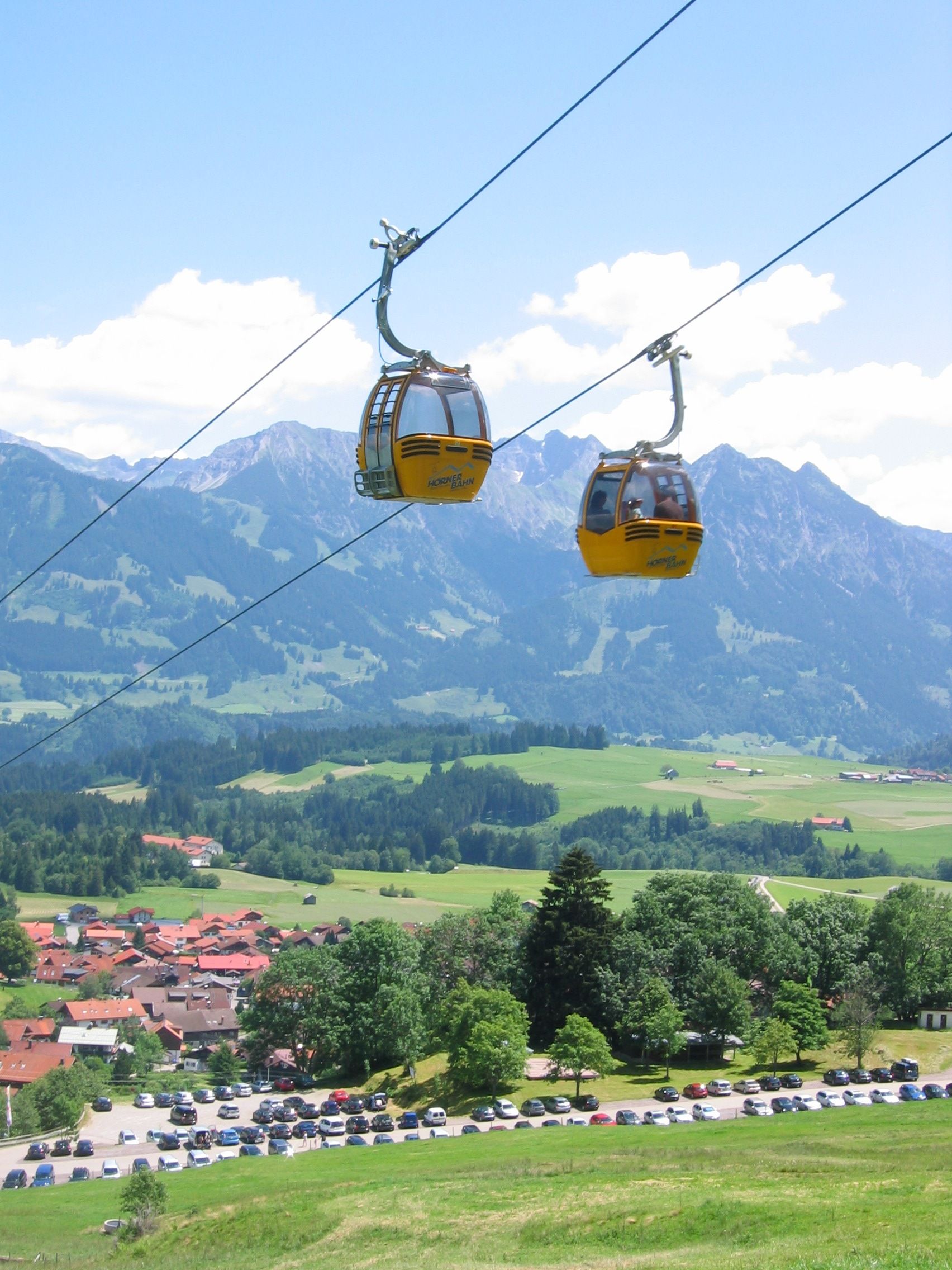 Parkplatz an der Hörnerbahn Bolsterlang