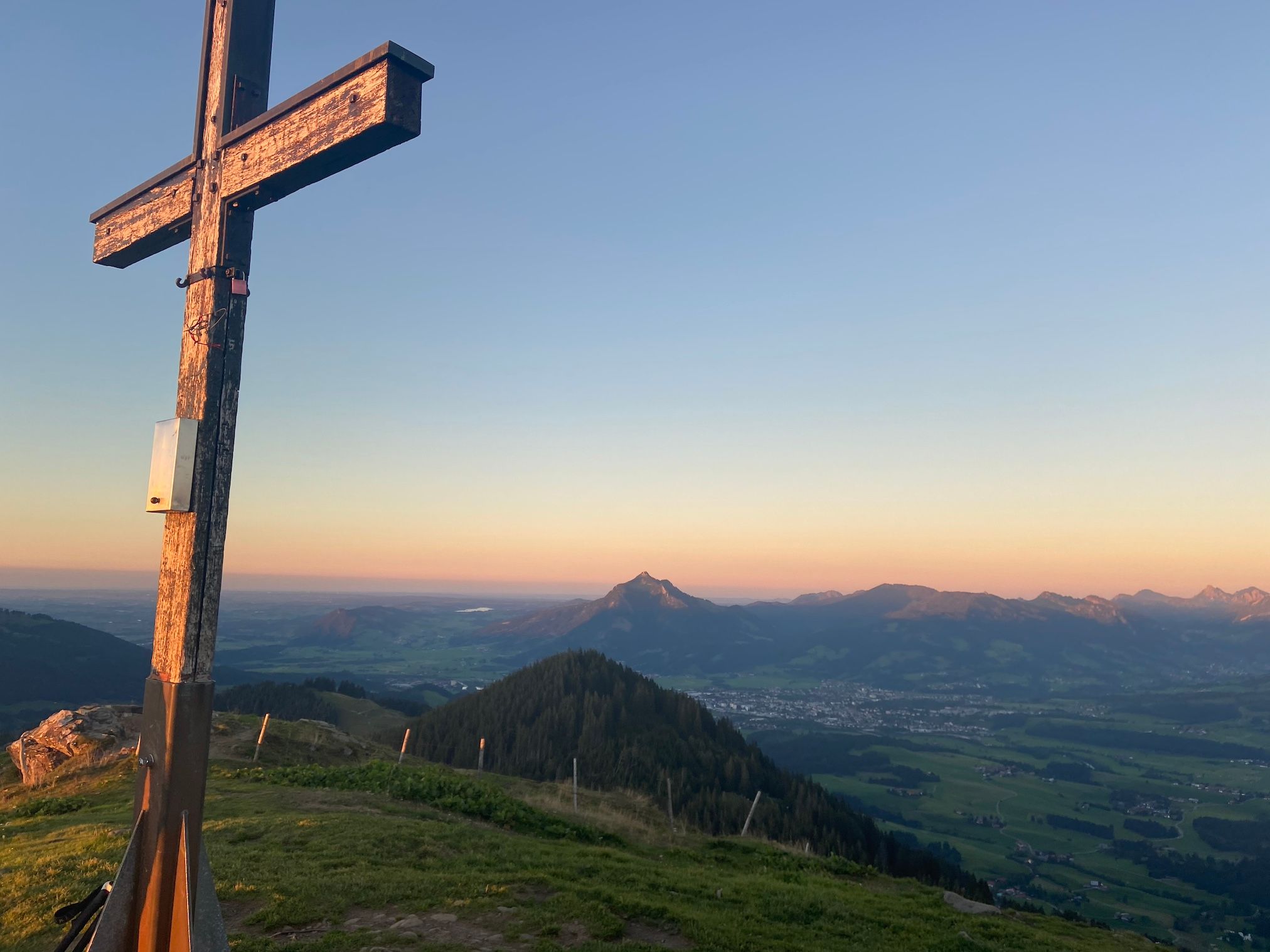 Rangiswanger Horn im Abendlicht