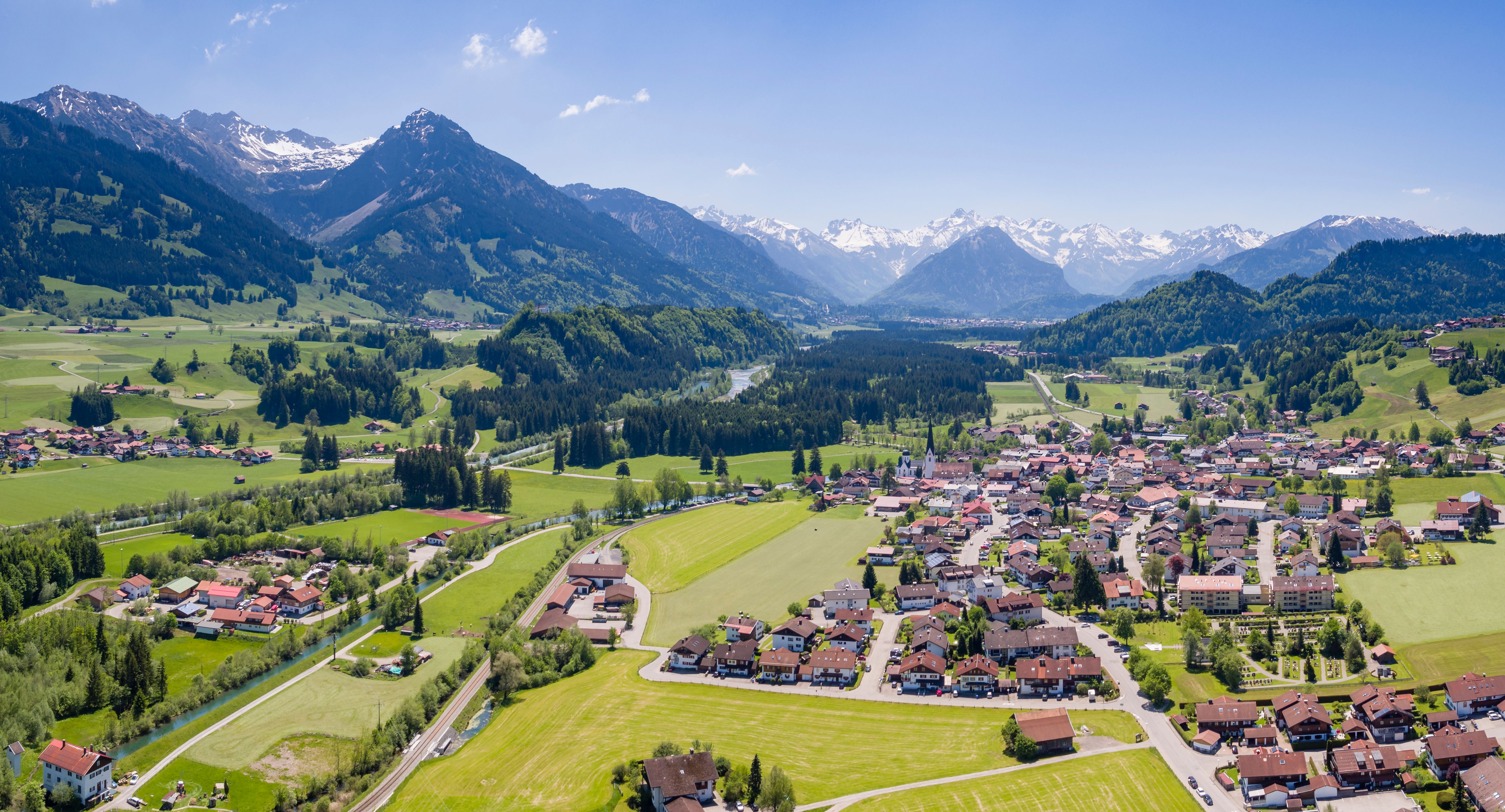 Fischen im Allgäu mit Alpenpanorama