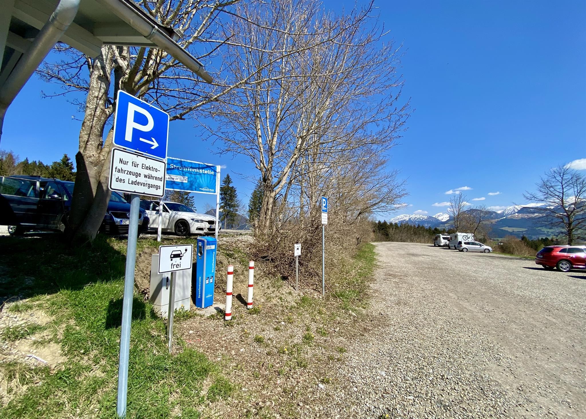 Ladestation Parkplatz Weltcup-Express Ofterschwang