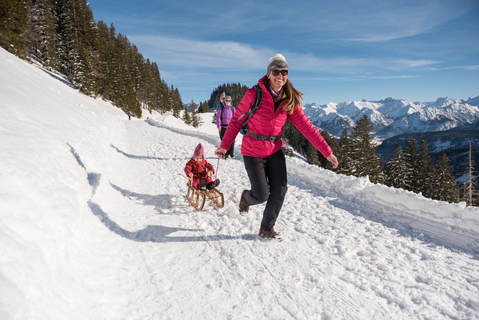 Höhen-Winterwanderweg Hörnerbahn